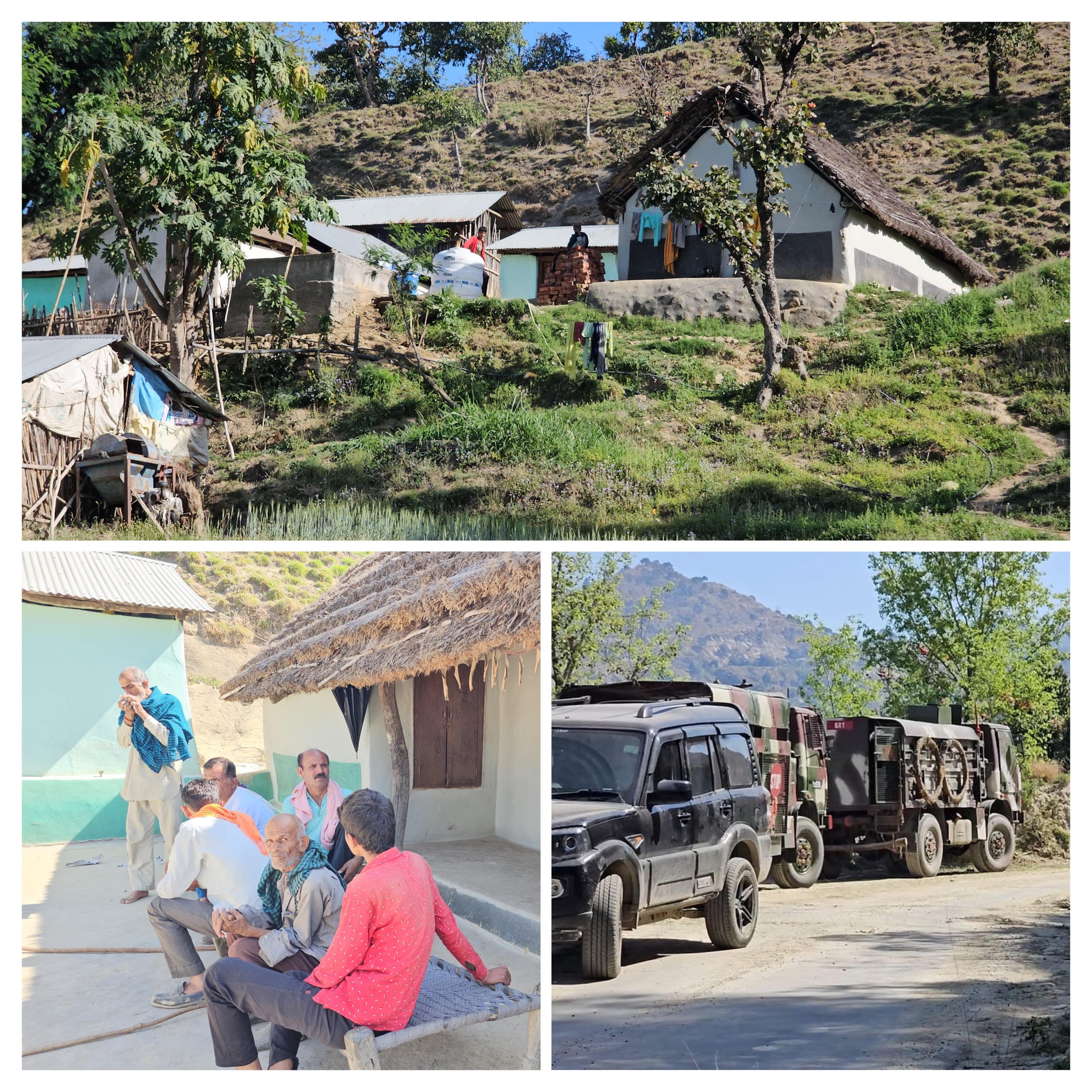 Three suspects seen again, entered a house in Drabad village and asked for water from a woman, search operation intensified - Six people detained for questioning Three suspects seen again, entered a house in Drabad village and asked for water from a woman, search operation intensified - Six people detained for questioning