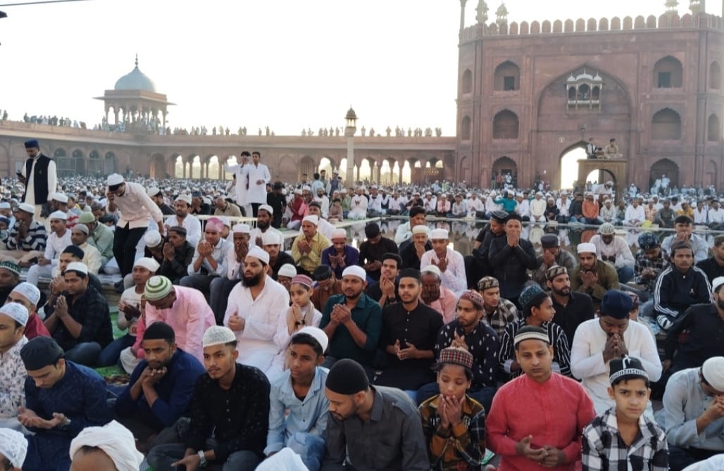 Eid prayers in Delhi Eid prayers in Delhi