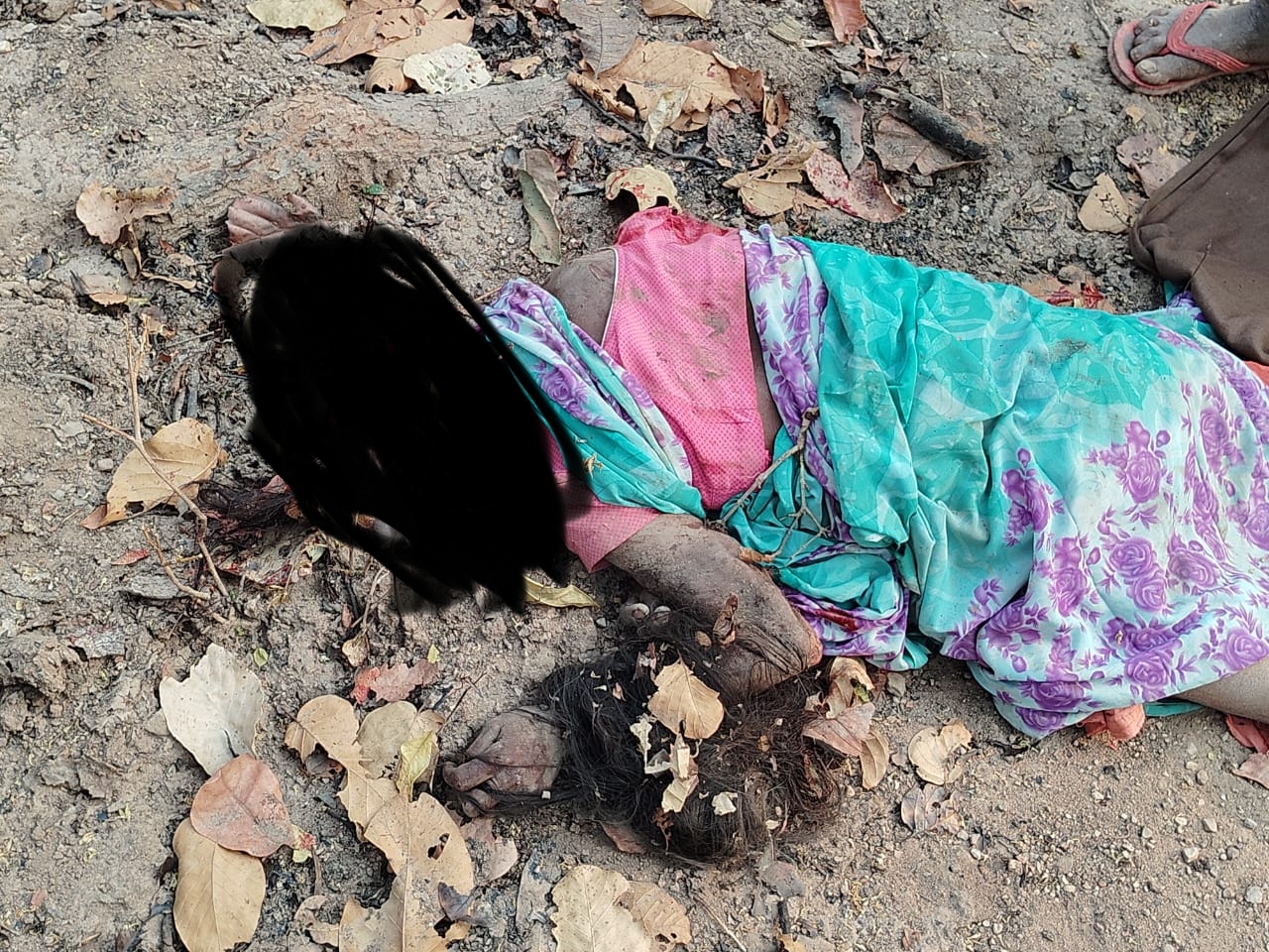 हाथी के हमले में महिला की मौत।