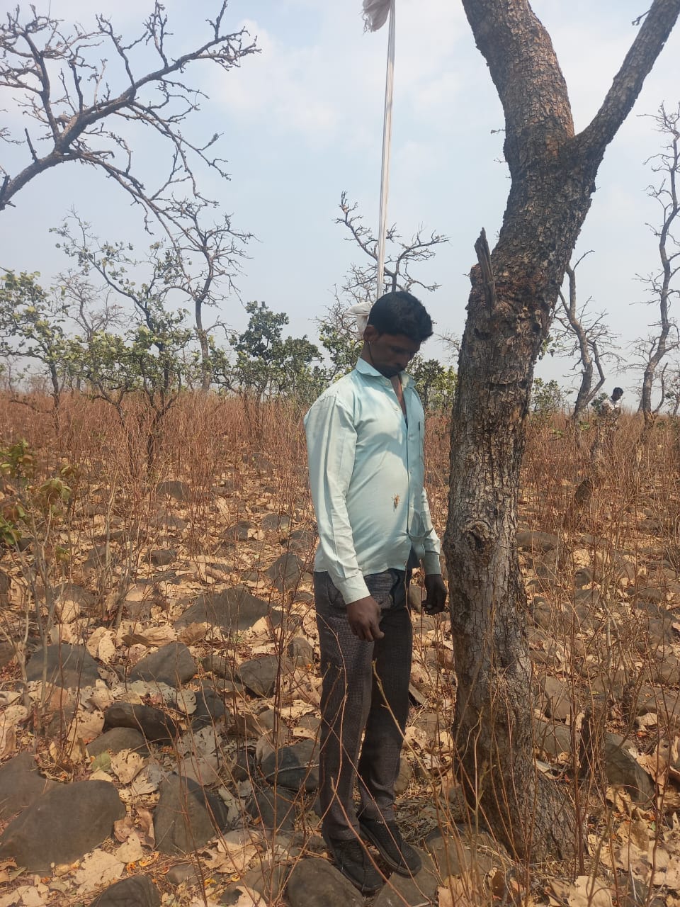 लटका मिला युवक का शव,जांच शुरु लटका मिला युवक का शव,जांच शुरु