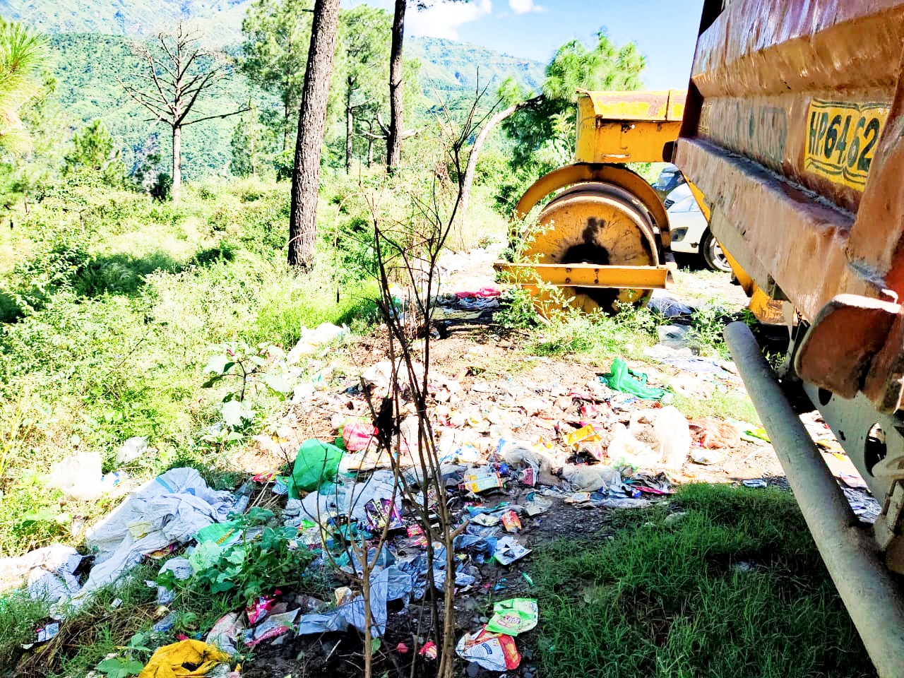 सनौरा में गंदगी का आलम सनौरा में गंदगी का आलम