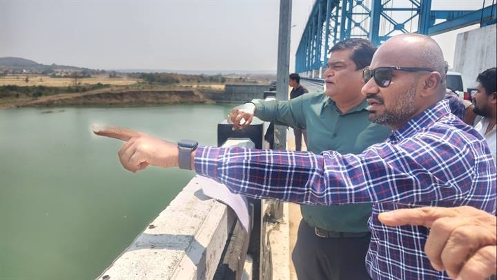 सीहोरः कलेक्टर ने पार्वती परियोजना के बांध का किया निरीक्षण सीहोरः कलेक्टर ने पार्वती परियोजना के बांध का किया निरीक्षण