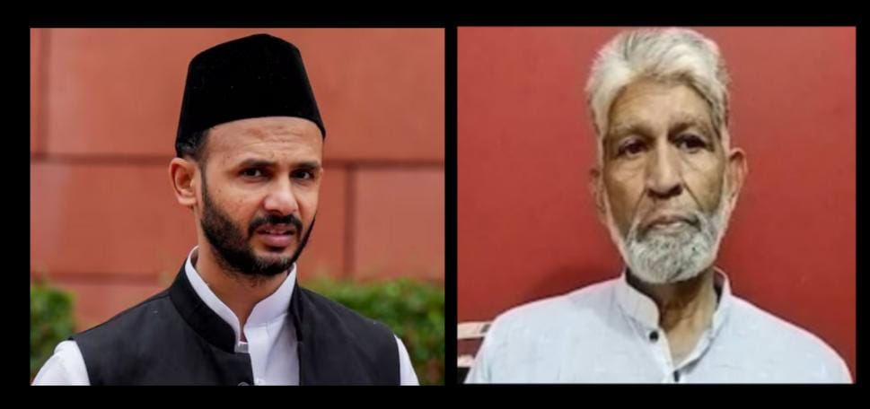 जामा मस्जिद इंतजामिया कमेटी के सदर जफर अली खान और संभल लोकसभा से सपा सांसद जियाउर्रहमान बर्क जामा मस्जिद इंतजामिया कमेटी के सदर जफर अली खान और संभल लोकसभा से सपा सांसद जियाउर्रहमान बर्क