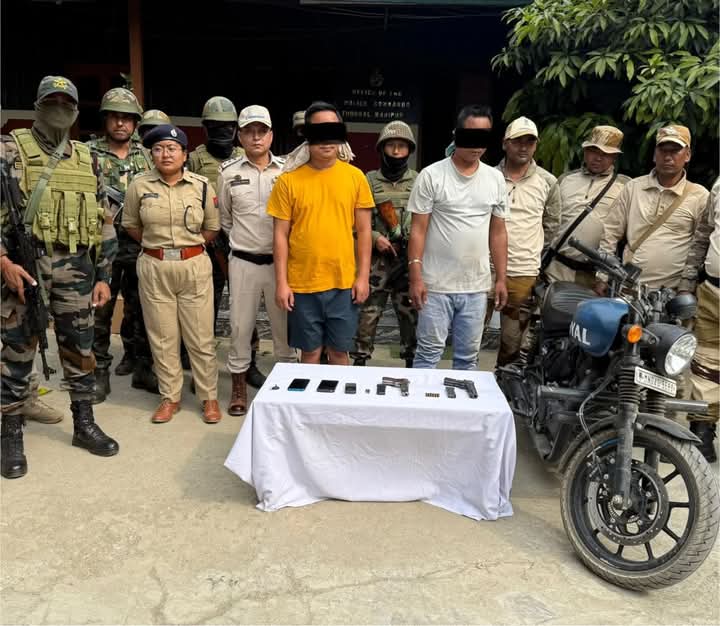 मणिपुर में पकड़े गए विद्रोहियों की तस्वीर। मणिपुर में पकड़े गए विद्रोहियों की तस्वीर।