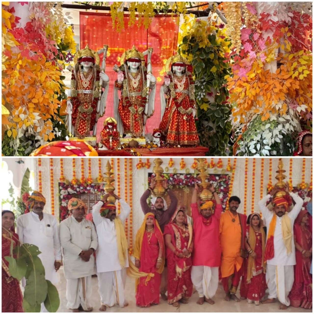 लक्ष्मीनारायण, राधाकृष्ण की प्राण-प्रतिष्ठा लक्ष्मीनारायण, राधाकृष्ण की प्राण-प्रतिष्ठा