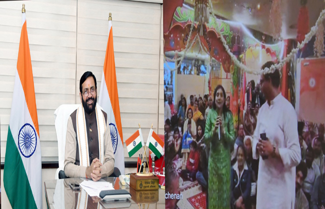 फ्रांस में आयोजित राम नवमी उत्सव में भाग लेते मुख्यमंत्री नायब सैनी फ्रांस में आयोजित राम नवमी उत्सव में भाग लेते मुख्यमंत्री नायब सैनी