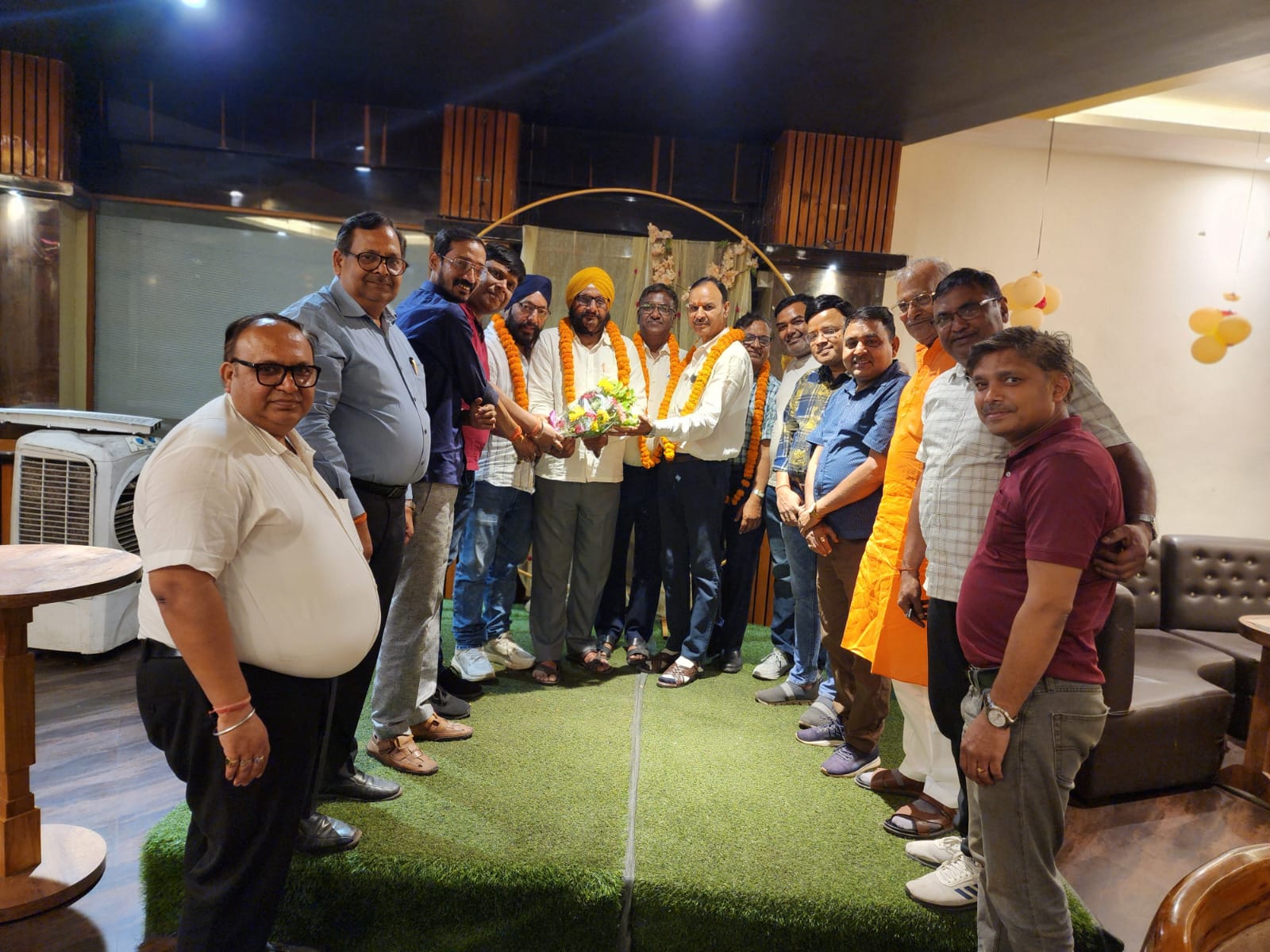 नवनिर्वाचित अध्यक्ष का हुआ स्वागत