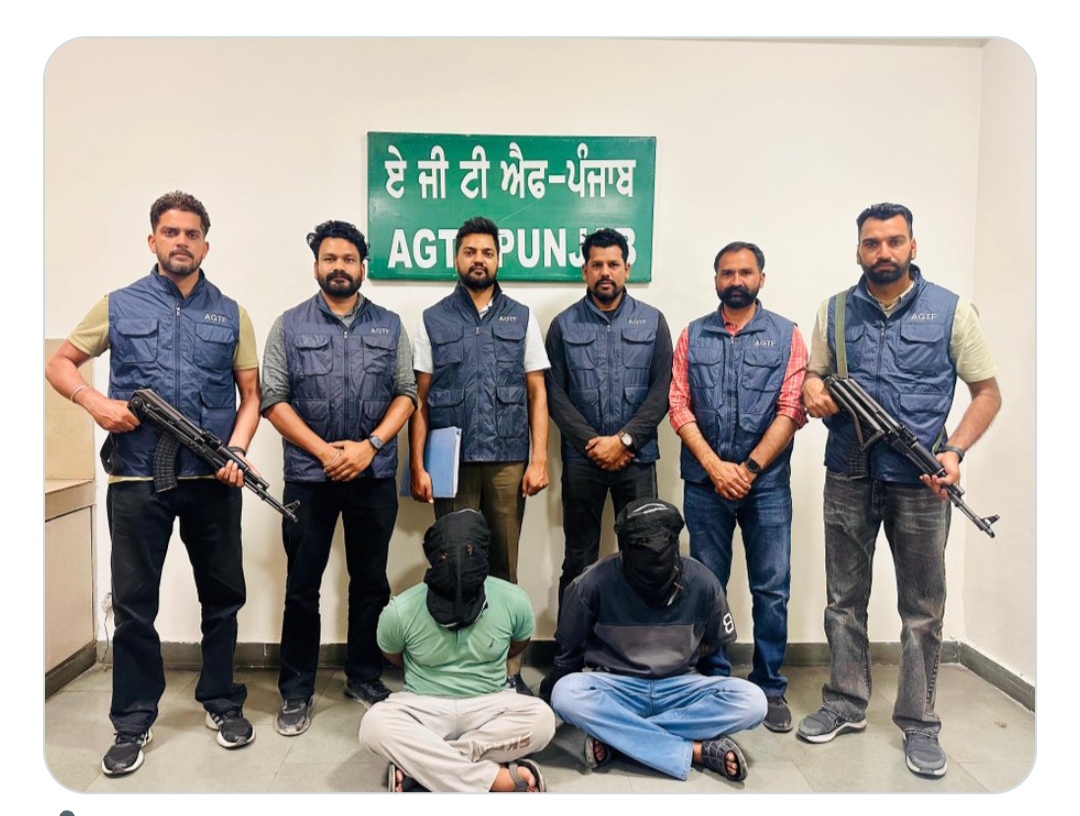 पंजाब पुलिस द्वारा गिरफ्तार लाॅरेंसगैंग के गुर्गे पंजाब पुलिस द्वारा गिरफ्तार लाॅरेंसगैंग के गुर्गे