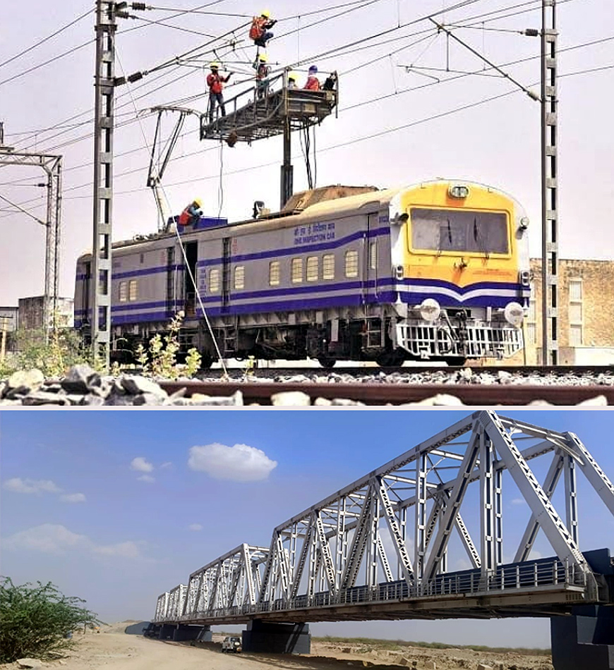उत्तर पश्चिम रेलवे पर रेल परियोजनाओं पर तेजी से हो रहा काम, हाई स्पीड टेस्ट ट्रैक का 64 में से 47 किलोमीटर का कार्य पूरा उत्तर पश्चिम रेलवे पर रेल परियोजनाओं पर तेजी से हो रहा काम, हाई स्पीड टेस्ट ट्रैक का 64 में से 47 किलोमीटर का कार्य पूरा