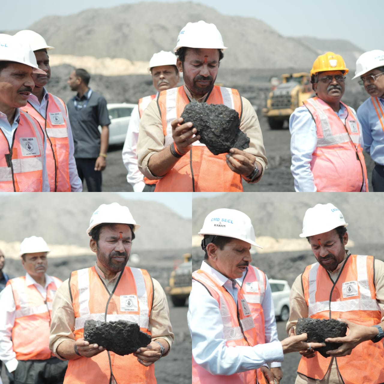 केंद्रीय कोयला मंत्री जी किशन रेड्डी ने किया विश्व के दूसरे बड़े गेवरा कोयला खदान का निरीक्षण केंद्रीय कोयला मंत्री जी किशन रेड्डी ने किया विश्व के दूसरे बड़े गेवरा कोयला खदान का निरीक्षण
