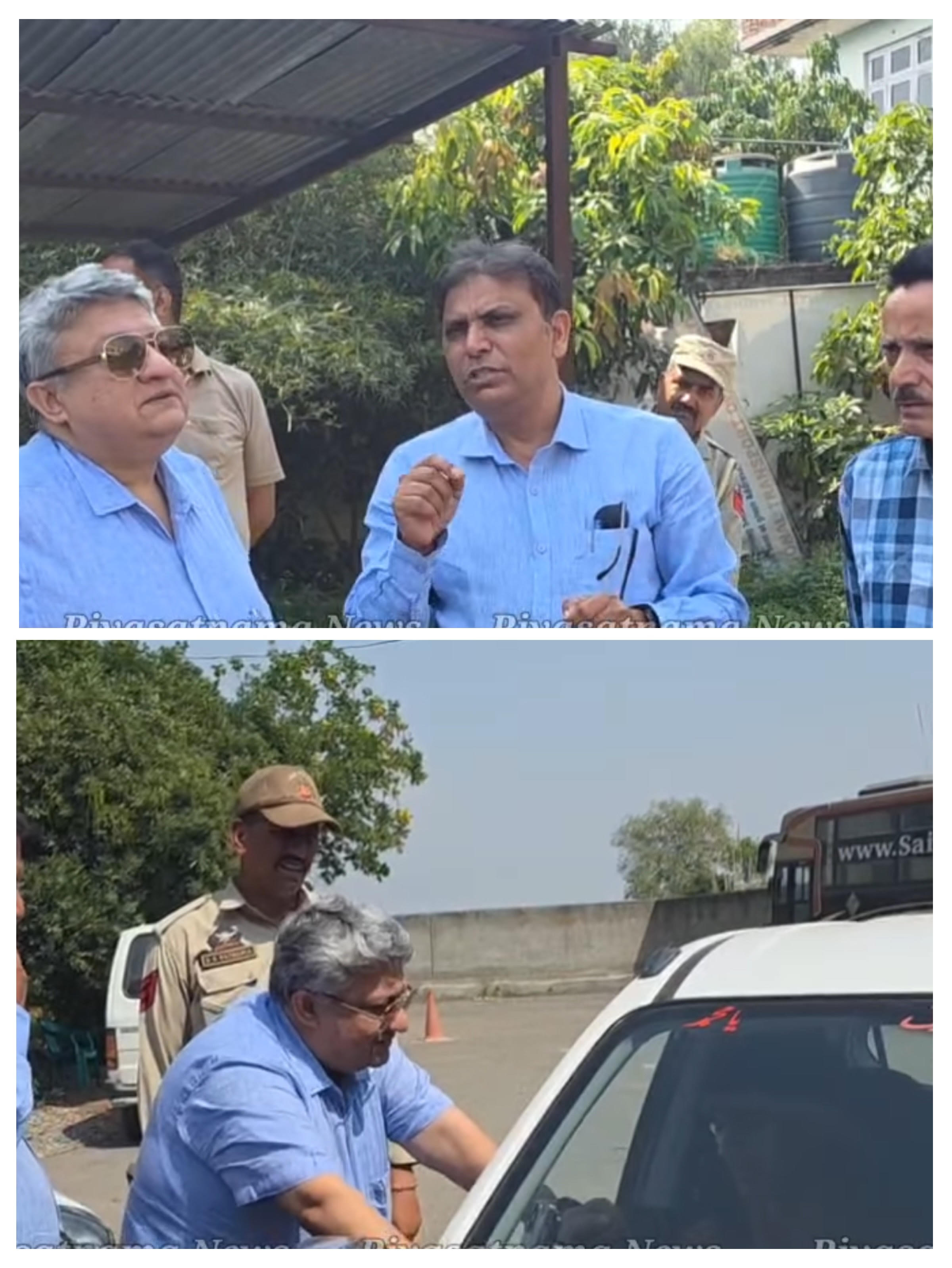 Transport Commissioner made a surprise visit to RTO office Kathua and MVD post Lakhanpur Transport Commissioner made a surprise visit to RTO office Kathua and MVD post Lakhanpur