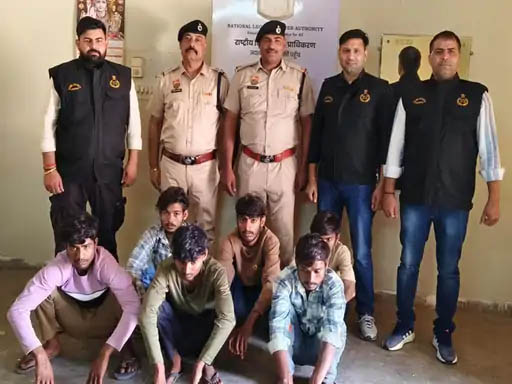 फरीदाबाद क्राइम ब्रांच शाखा सेक्टर 30 की गिरफ्तर में आरोपी