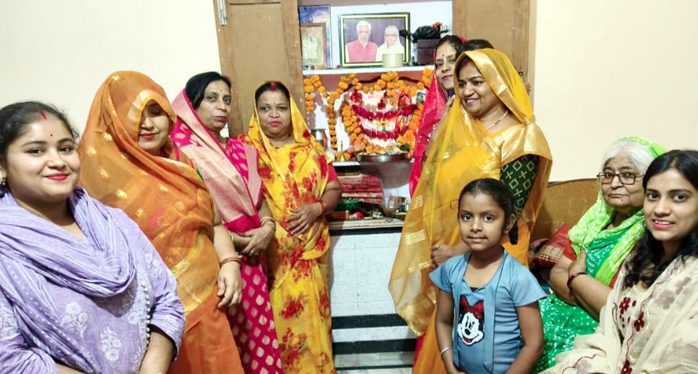 चाैदह दिनाें तक अखंड सुहाग की कामना के लिए धींगा गवर का पूजन चाैदह दिनाें तक अखंड सुहाग की कामना के लिए धींगा गवर का पूजन