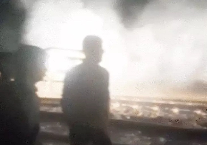 हादसे के बाद की तस्वीर हादसे के बाद की तस्वीर