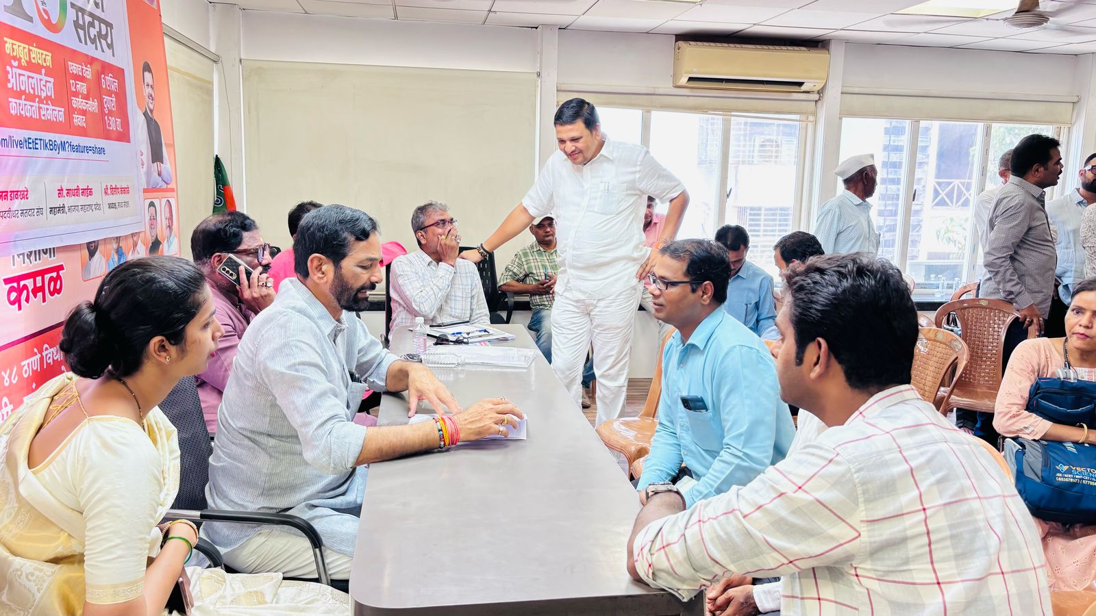 Mla kelkar,s public relations echoed till mumbai Mla kelkar,s public relations echoed till mumbai