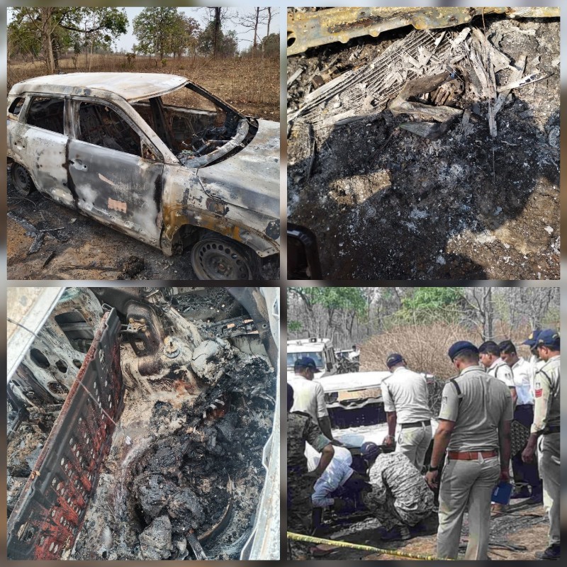 नेशनल हाईवे में कार की डिक्की में मिला युवक का जला हुआ शव नेशनल हाईवे में कार की डिक्की में मिला युवक का जला हुआ शव