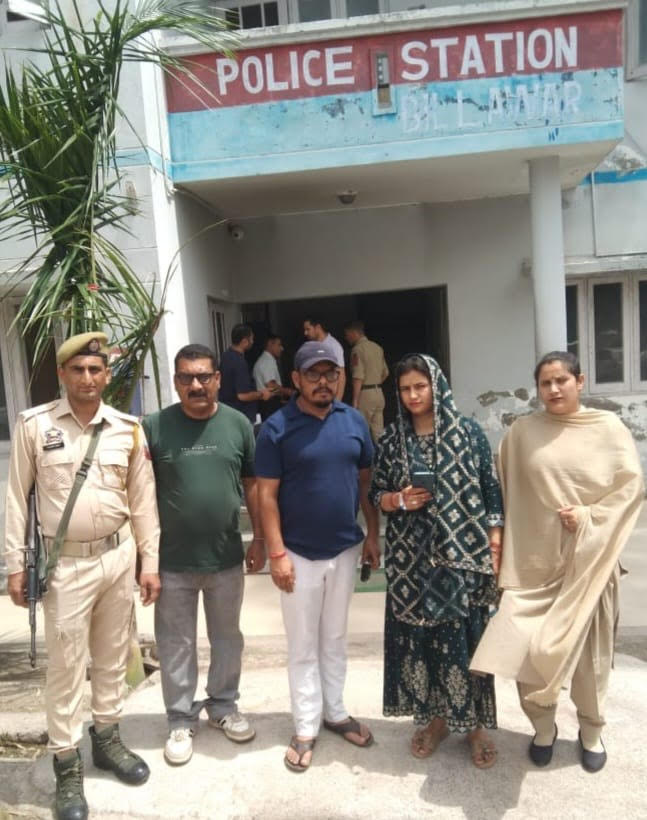 The missing person was recovered within 24 hours and handed over to his family The missing person was recovered within 24 hours and handed over to his family