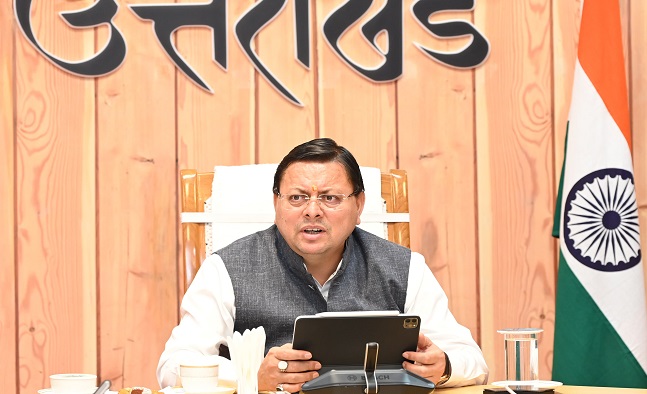 अंतरराष्ट्रीय योग दिवस की तैयारियों की बैठक के दौरान मुख्यमंत्री पुष्कर सिंह धामी बैठक करते हुए। अंतरराष्ट्रीय योग दिवस की तैयारियों की बैठक के दौरान मुख्यमंत्री पुष्कर सिंह धामी बैठक करते हुए।