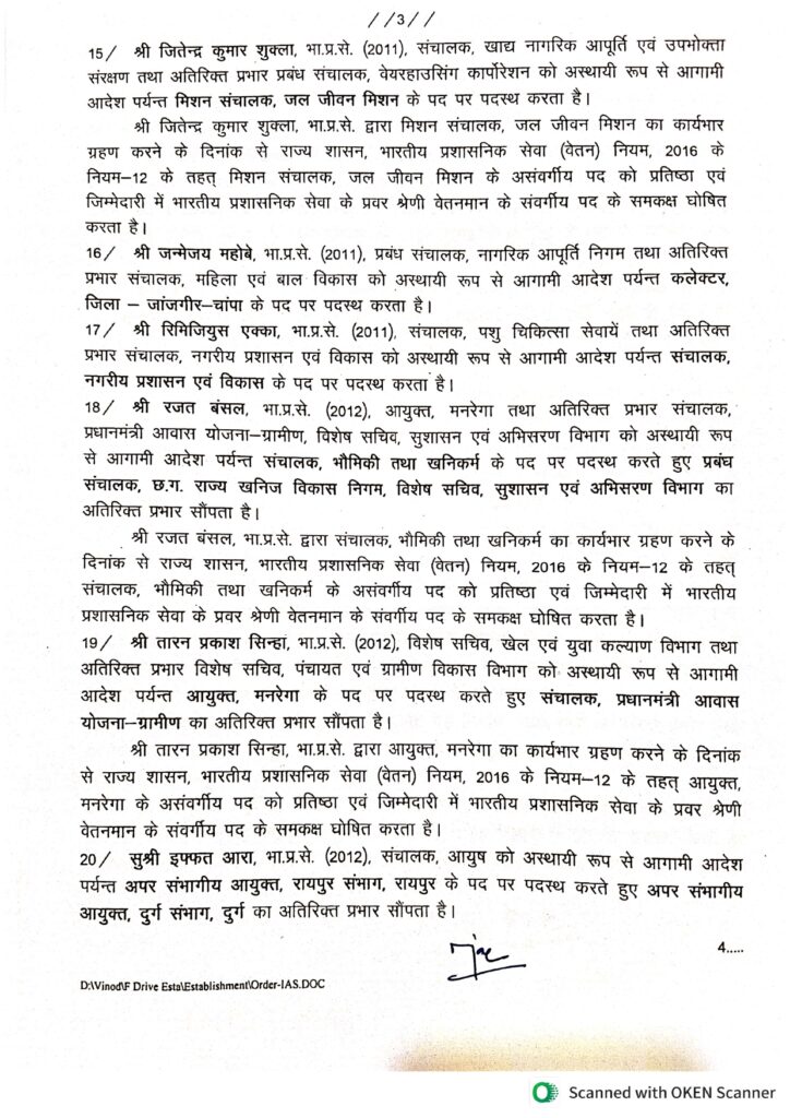 एक साथ 41 आईएएस अधिकारियों के तबादले एक साथ 41 आईएएस अधिकारियों के तबादले