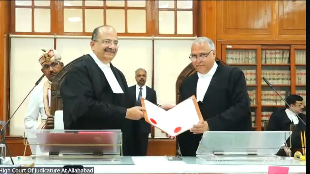 शपथ लेते न्यायमूर्ति हरवीर सिंह शपथ लेते न्यायमूर्ति हरवीर सिंह