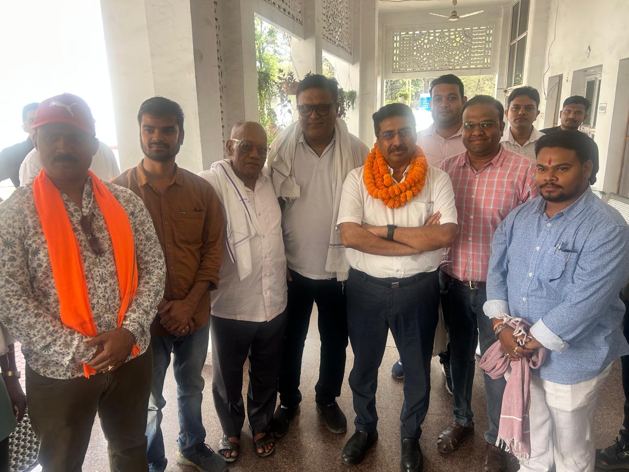 छत्तीसगढ़ मेडिकल सर्विसेस कार्पोरेशन लिमिटेड के नवनियुक्त अध्यक्ष दीपक म्हस्के ने आज अपने रायगढ़ दौरे पर