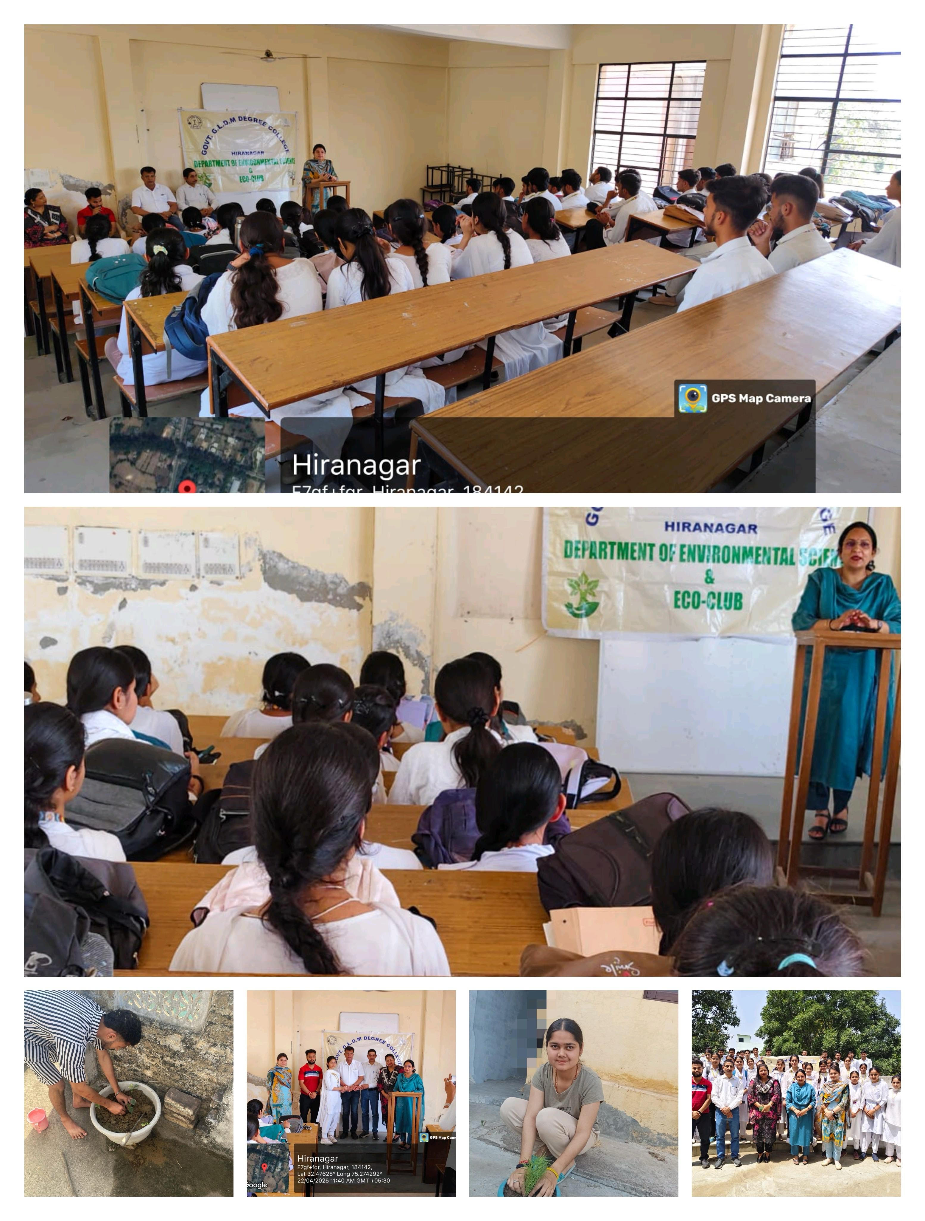On Earth Day, students were motivated to save Mother Earth by planting as many trees as possible On Earth Day, students were motivated to save Mother Earth by planting as many trees as possible