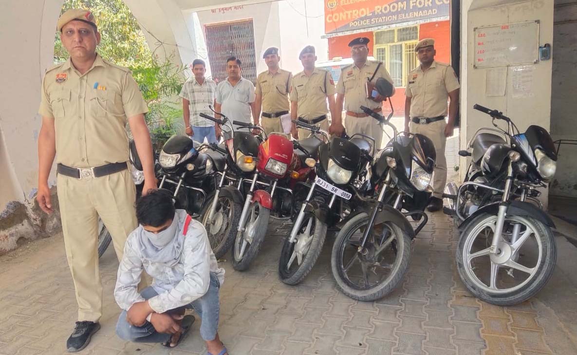 पकड़ा गया मोटरसाइकिल चोर। पकड़ा गया मोटरसाइकिल चोर।
