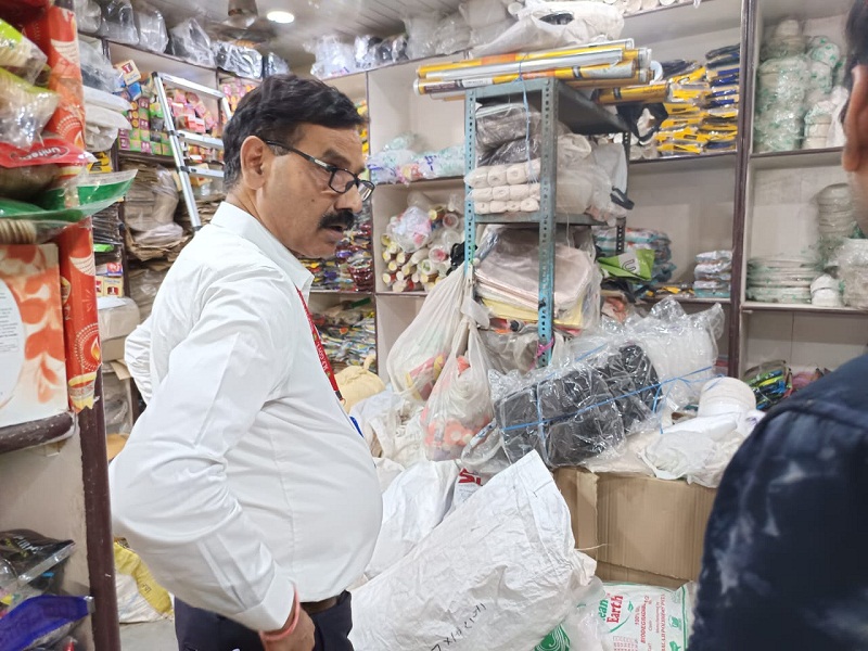 ग्वालियरः सिंगल यूज प्लास्टिक के खिलाफ कार्रवाई