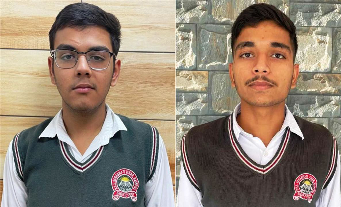 नेता प्रतिपक्ष मनन मिनोचा और ध्रुव राजपूत। नेता प्रतिपक्ष मनन मिनोचा और ध्रुव राजपूत।