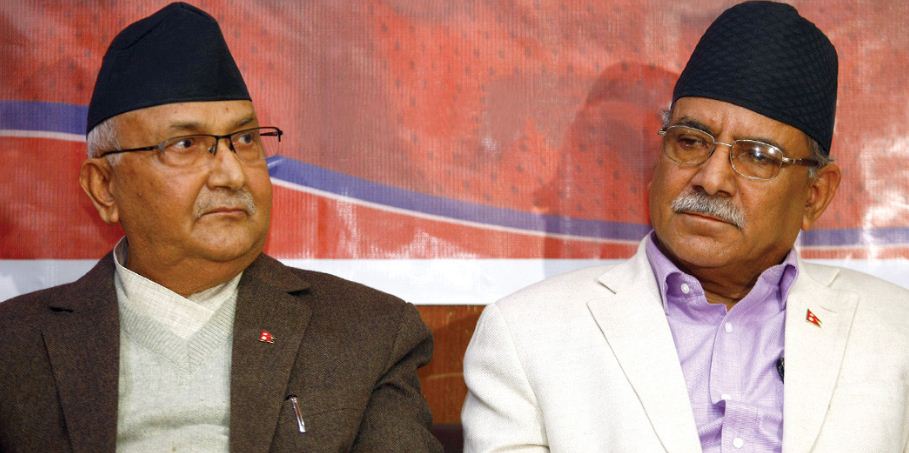 प्रधानमंत्री ओली और विपक्षी नेता प्रचंड फाइल तस्वीर प्रधानमंत्री ओली और विपक्षी नेता प्रचंड फाइल तस्वीर