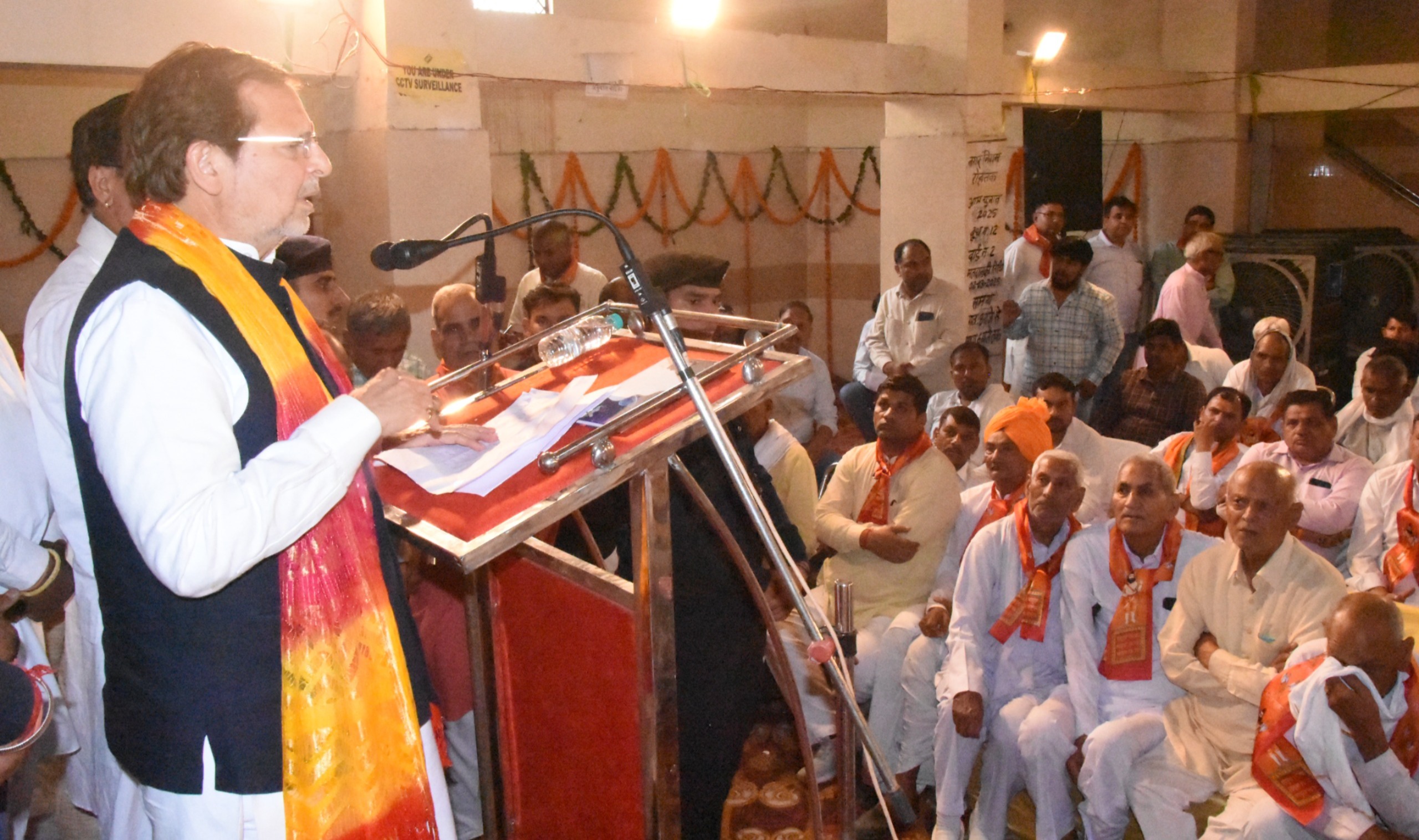 रोहतक में कार्यक्रम को संबोधित करते कैबिनेट मंत्री डॉ अरविंद शर्मा। रोहतक में कार्यक्रम को संबोधित करते कैबिनेट मंत्री डॉ अरविंद शर्मा।