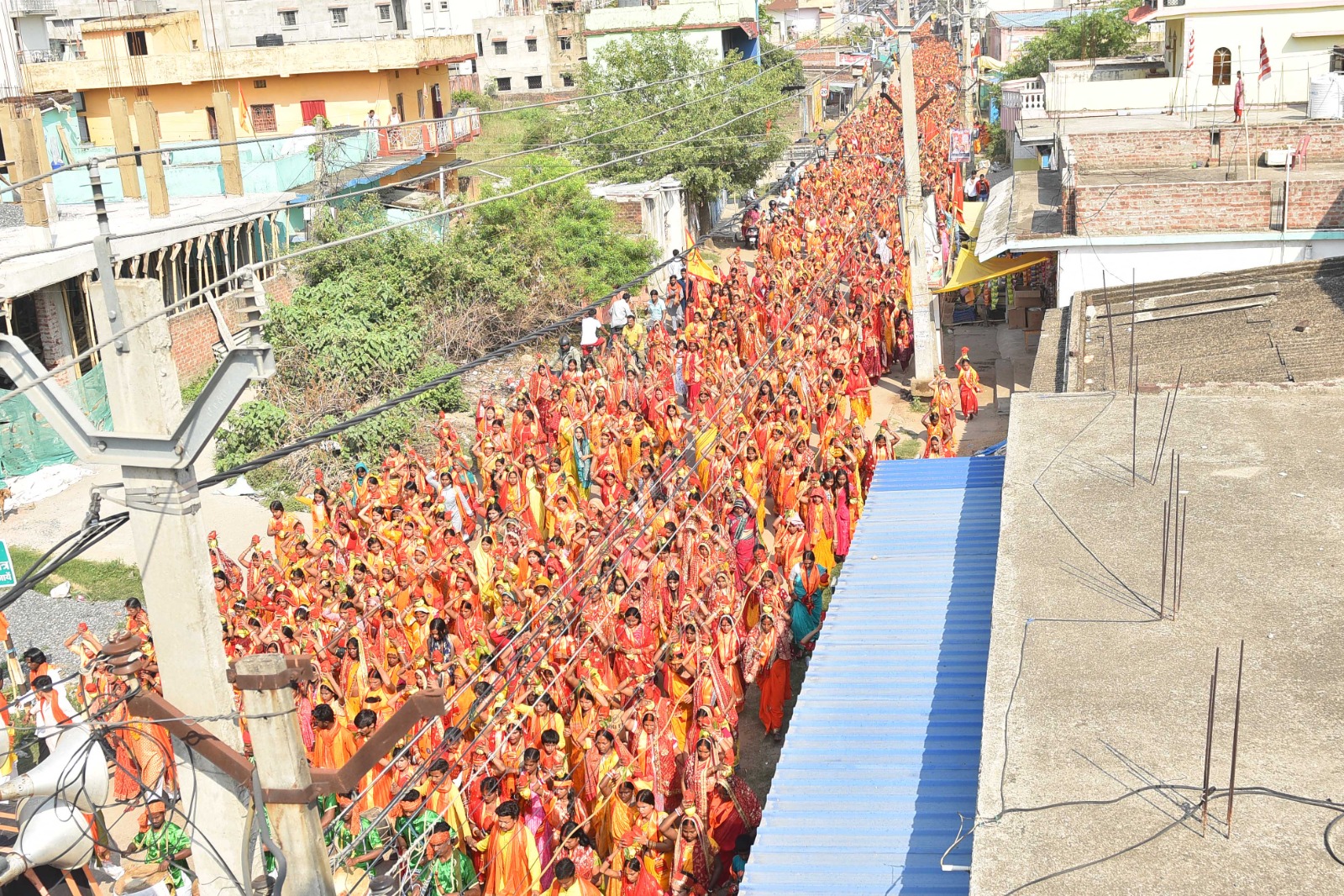 कलश यात्रा की तस्वीर