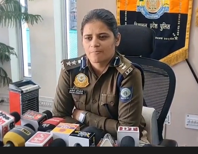 एसएसपी कांगड़ा शालिनी अग्निहोत्री। एसएसपी कांगड़ा शालिनी अग्निहोत्री।