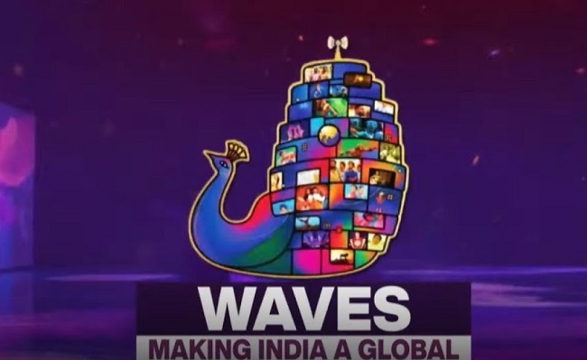 वेव्स -2025 का लोगो वेव्स -2025 का लोगो