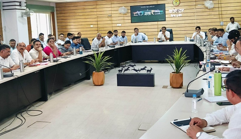 समय सीमा के पत्रों के निराकरण (टीएल) की समीक्षा बैठक समय सीमा के पत्रों के निराकरण (टीएल) की समीक्षा बैठक