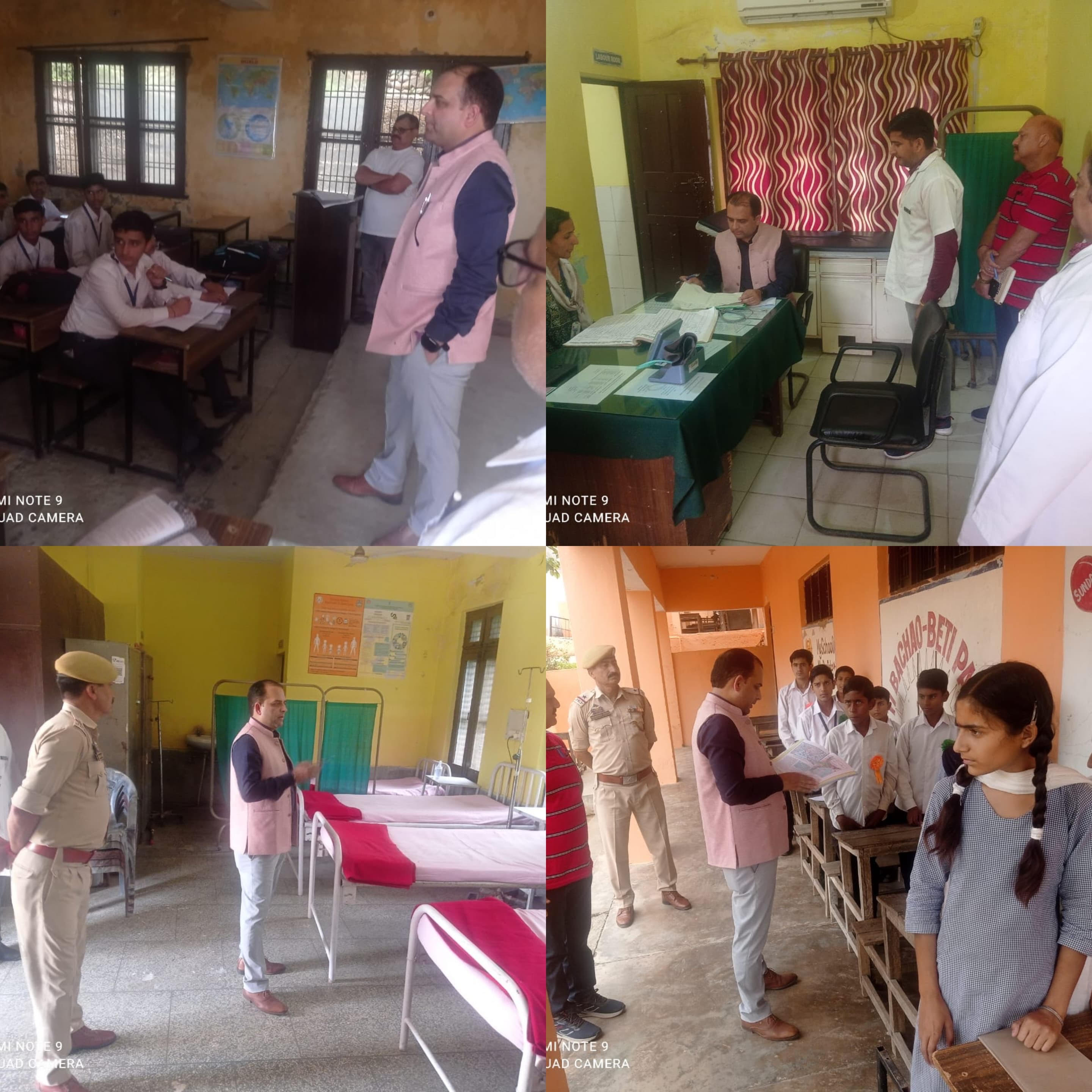 SDM Hiranagar conducted a surprise visit to government offices in Tehsil Dinga-Amb SDM Hiranagar conducted a surprise visit to government offices in Tehsil Dinga-Amb