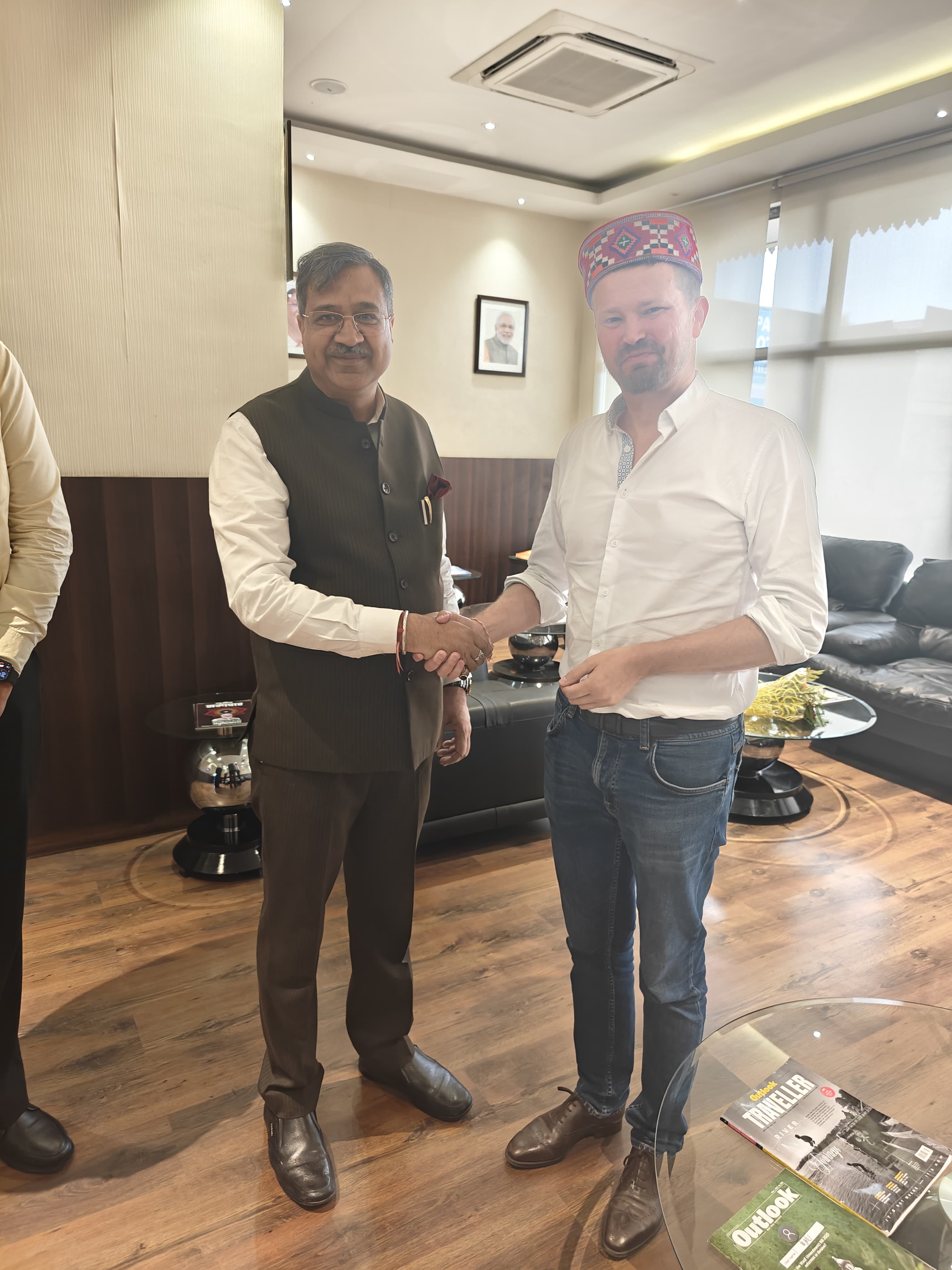 सीयू के कुलपति से मुलाकात करते हुए न्यूजीलैंड के डिप्टी हाई कमिश्नर। सीयू के कुलपति से मुलाकात करते हुए न्यूजीलैंड के डिप्टी हाई कमिश्नर।