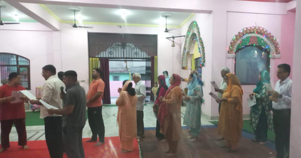 विश्व मांगल्य की कामना के साथ जम्मू के राम मंदिर में हुआ सामूहिक श्रीराम स्तुति एवं हनुमान चालीसा पाठ विश्व मांगल्य की कामना के साथ जम्मू के राम मंदिर में हुआ सामूहिक श्रीराम स्तुति एवं हनुमान चालीसा पाठ