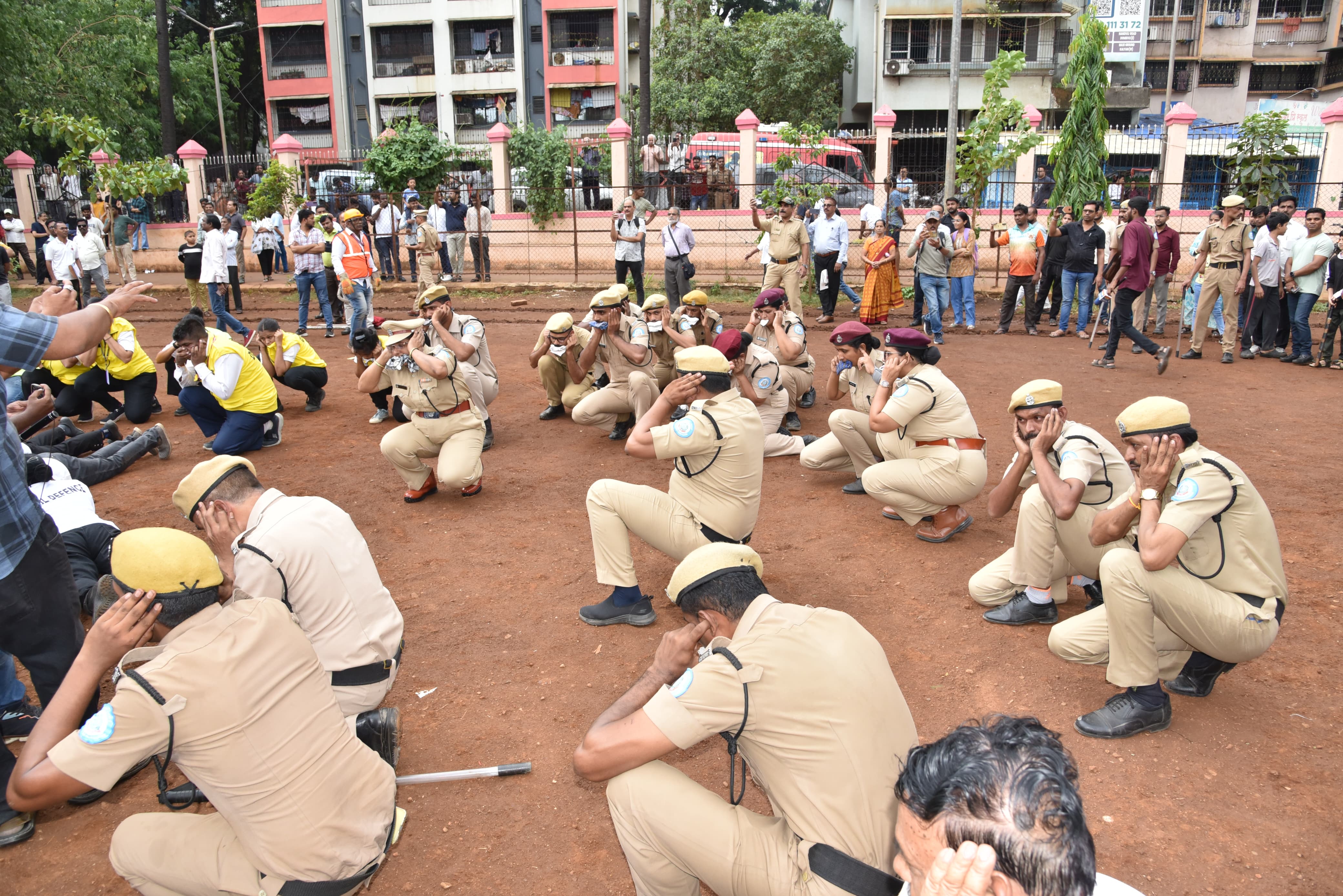 Mock Drill opretion exercise concluded Kalyan Mock Drill opretion exercise concluded Kalyan