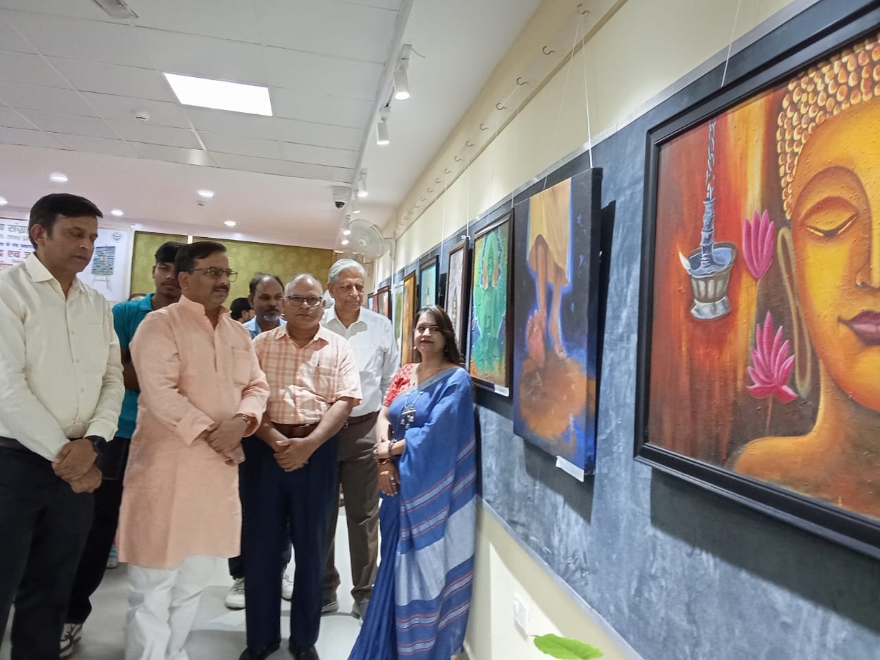 अन्तरराष्ट्रीय कला प्रदर्शनी  एवं प्रमाण-पत्र वितरण कार्यक्रम सम्पन्न*