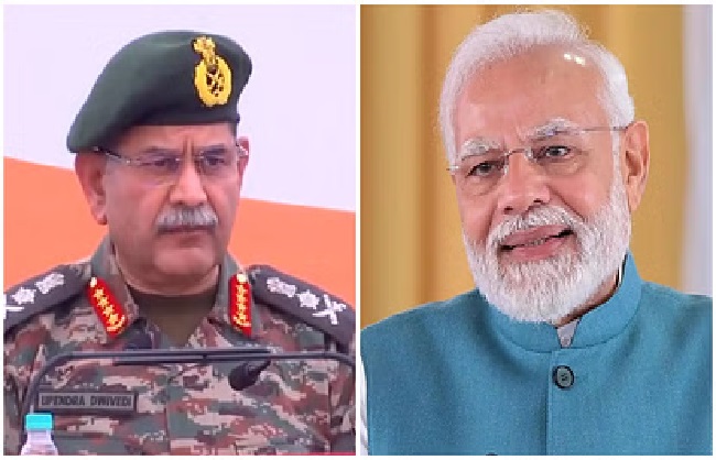 सेना प्रमुख और प्रधानमंत्री (फ़ाइल फोटो) सेना प्रमुख और प्रधानमंत्री (फ़ाइल फोटो)