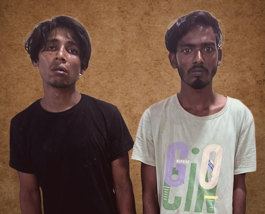 चोरी मामले में दो गिरफ्तार चोरी मामले में दो गिरफ्तार