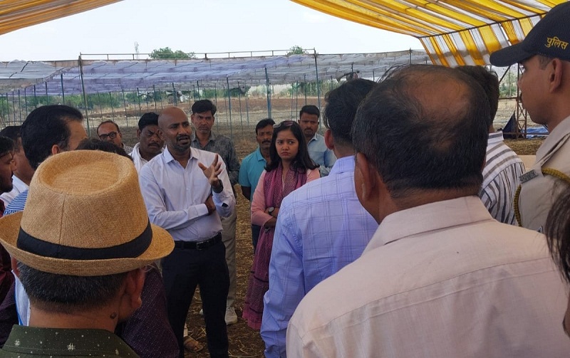 कलेक्टर बालागुरू के ने समारोह की तैयारियों का लिया जायजा कलेक्टर बालागुरू के ने समारोह की तैयारियों का लिया जायजा