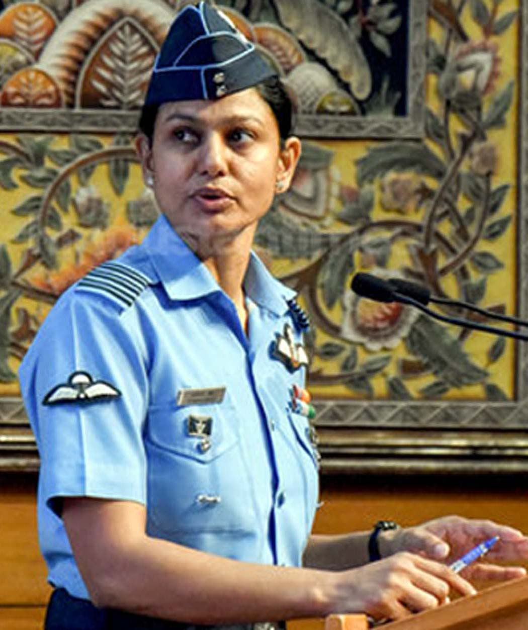 विंग कमांडर व्योमिका सिंह। विंग कमांडर व्योमिका सिंह।