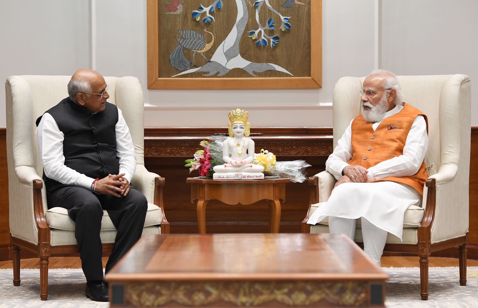 प्रधानमंत्री नरेन्द्र मोदी और गुजारत के मुख्यमंत्री भूपेंद्र पटेल (फाइल फोटो) प्रधानमंत्री नरेन्द्र मोदी और गुजारत के मुख्यमंत्री भूपेंद्र पटेल (फाइल फोटो)