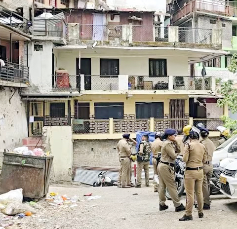 आरोपित मो. उस्मान का घर।