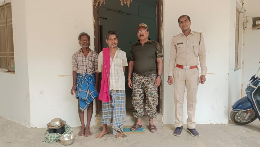 वन विभाग के गिरफ्त में आरोपी