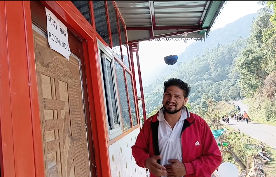 खिर्सू के ग्वाड़ में बना होम स्टे खिर्सू के ग्वाड़ में बना होम स्टे