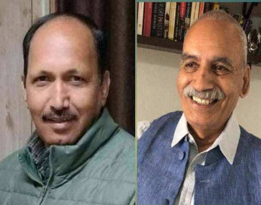 वरिष्ठ साहित्यकार डॉ. गंगा राम राजी और चर्चित उपन्यासकार-कहानीकार मुरारी शर्मा वरिष्ठ साहित्यकार डॉ. गंगा राम राजी और चर्चित उपन्यासकार-कहानीकार मुरारी शर्मा