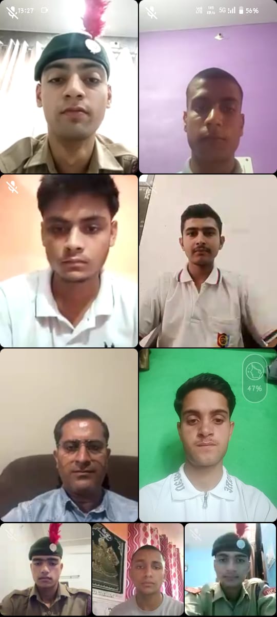 जीजीएम साइंस कॉलेज ने युद्धकालीन कर्तव्यों और राष्ट्रीय सेवा पर एनसीसी वेबिनार का आयोजन किया